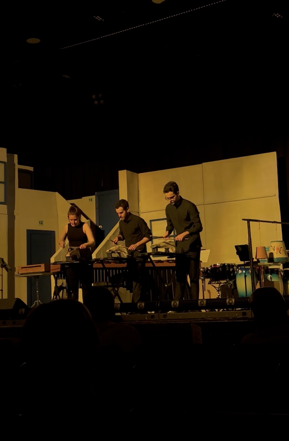 Beat³ Percussion, jóvenes músicos de Miranda de Ebro, en concierto en el Ateneo Musical Mirandés