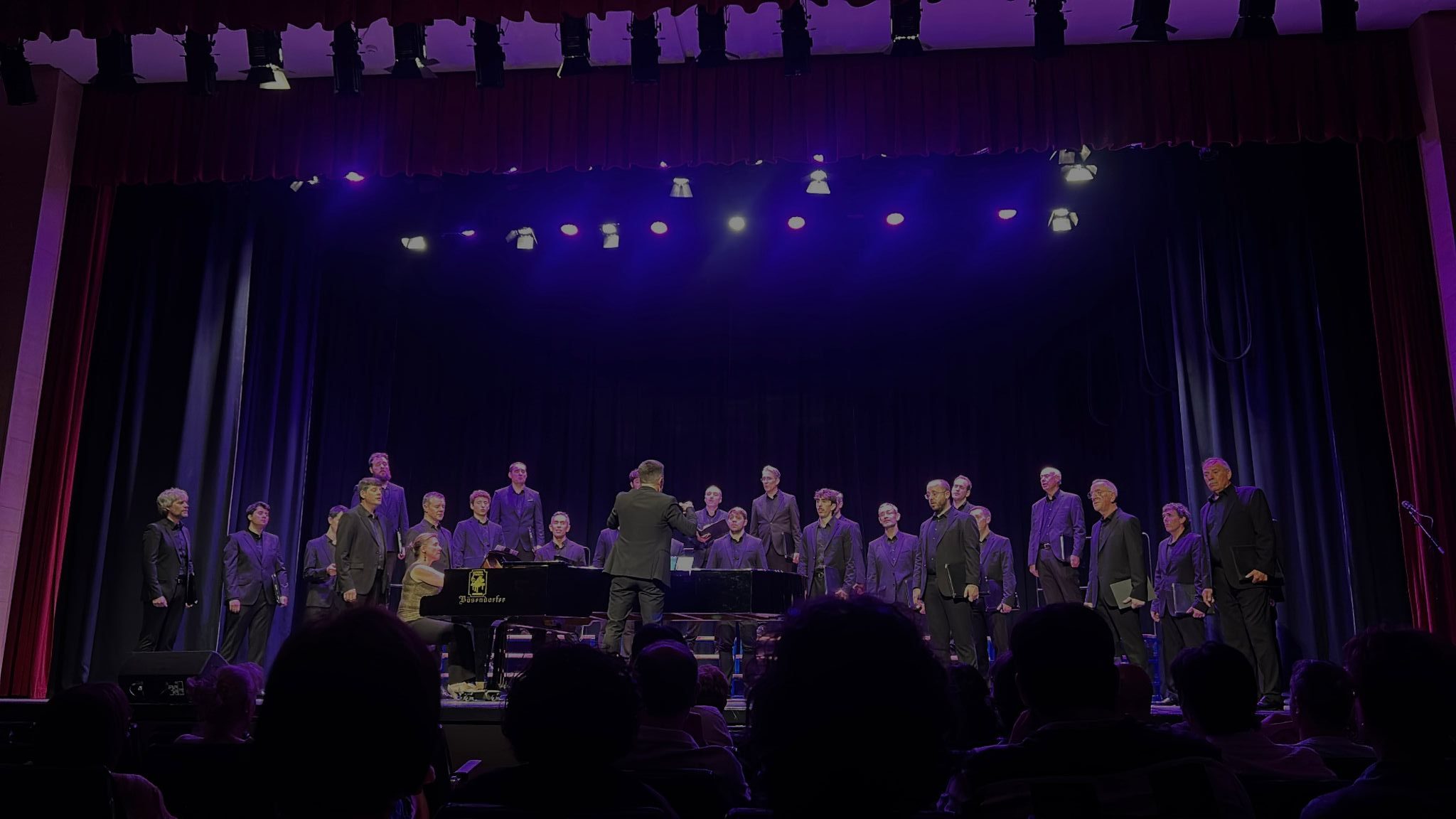Suhar Korua durante el concierto de clausura de la temporada del Ateneo Musical Mirandés en Miranda de Ebro